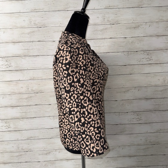 LOFT Spotted Crop Jacket - Picture 4 of 6